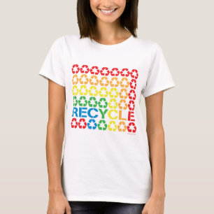 Camiseta retro recicle