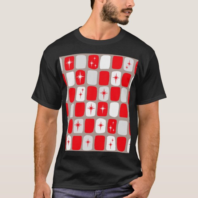 Camiseta Retro Red Starbursts (Anverso)