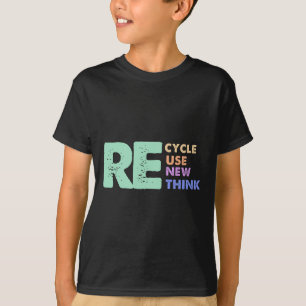 Camiseta Retro Remoción de Meme Reciclar Reutilizar Renovar