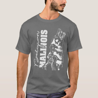 Camiseta Retro retro de perro malinois belga