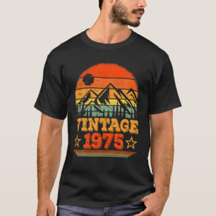 Camiseta Retro Retro De Vintage De 47 Años De Edad 1975 47ª