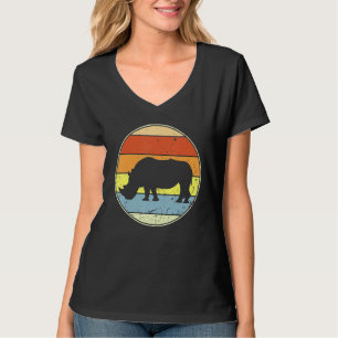 Camiseta Retro Rhino Vintage Rhino Spirit Animal de los año