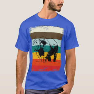 Camiseta Retro Rhinoceros Rhino
