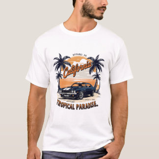Camiseta Retro Rides Vintage Car