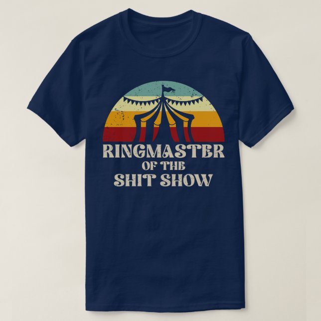 Camiseta Retro Ringmaster Del Show (Diseño del anverso)