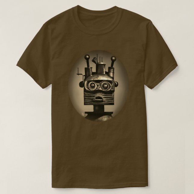 Camiseta Retro Robot (Diseño del anverso)