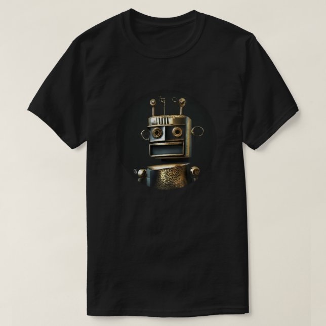 Camiseta Retro Robot (Diseño del anverso)