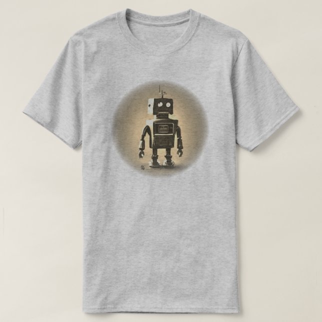 Camiseta Retro Robot (Diseño del anverso)