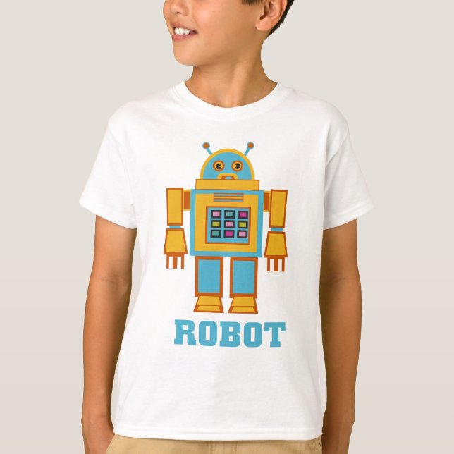 Camiseta Retro Robot (Anverso)