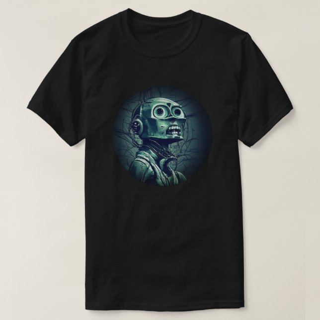 Camiseta Retro Robot (Diseño del anverso)
