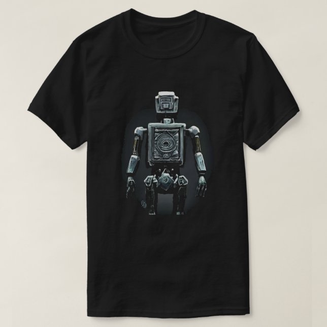 Camiseta Retro Robot (Diseño del anverso)