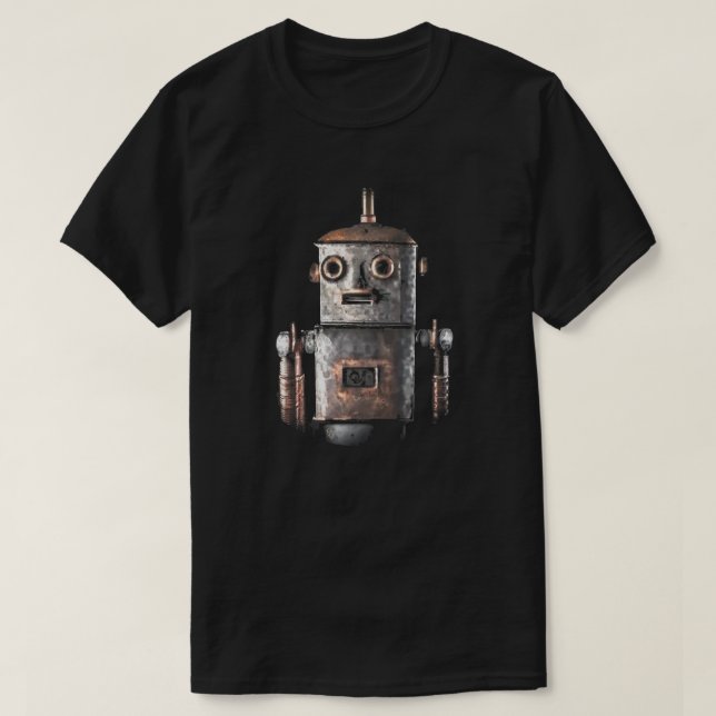 Camiseta Retro Robot (Diseño del anverso)