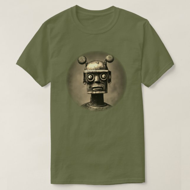 Camiseta Retro Robot (Diseño del anverso)