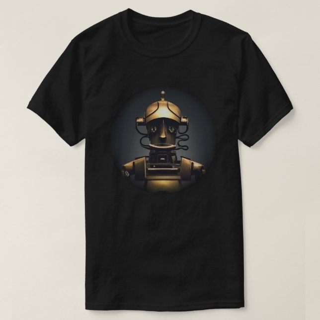 Camiseta Retro Robot (Diseño del anverso)