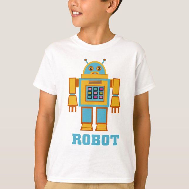Camiseta Retro Robot (Anverso)