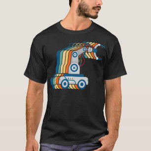 Camiseta Retro Robot ingeniero de robótica vintage retro Ro