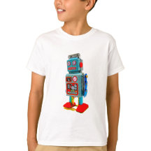 RETRO ROBOT T-SHIRT PARA NIÑOS