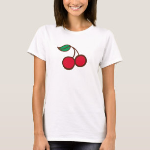 Camiseta Retro Rockabilly Cereza