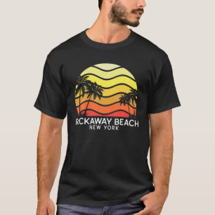 Camiseta Retro Rockaway Beach Surf Beach Vintage Palm Venic