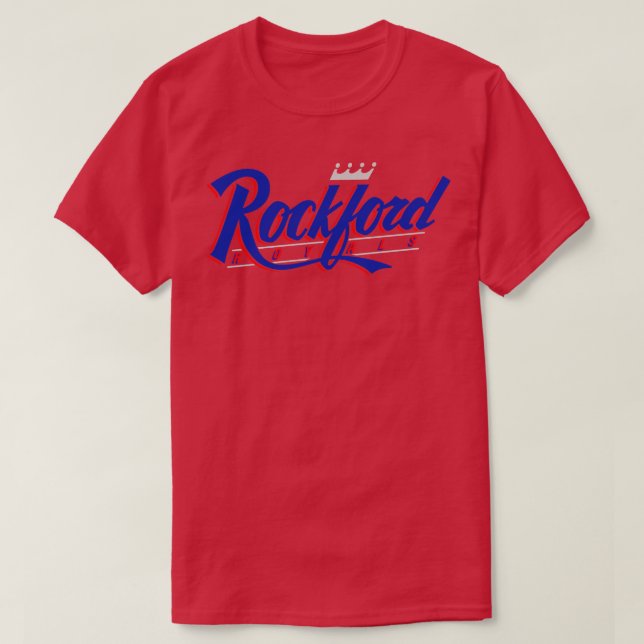 Camiseta Retro Rockford Royals Béisbol 1993 TShirt (Diseño del anverso)