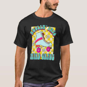 Camiseta Retro Rollin 'en tercer grado patines en línea esp