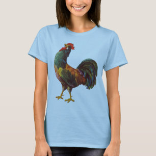 Camiseta Retro Rooster Vintage Kitchen Crate Art