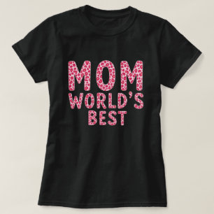 Camiseta Retro Rosa Leopardo ‘La Mejor Mamá del Mu