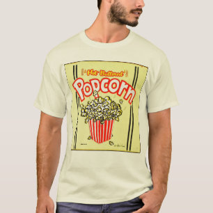 Camiseta Retro Rótulo de palomitas