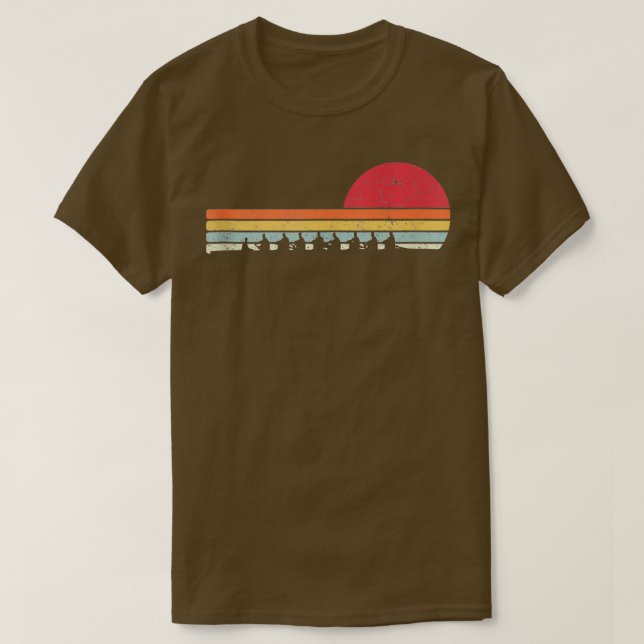 Camiseta Retro Rowing (Diseño del anverso)