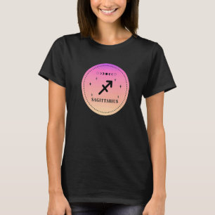 Camiseta Retro Sagittarius Cumpleaños Zodiac Rótulo Sagitta