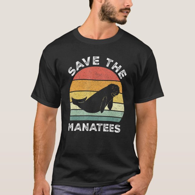 Camiseta Retro Salvar a los amantes de los animales salvaje (Anverso)