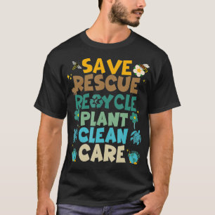 Camiseta Retro Salvar abejas Rescate Animales Reciclar Dive