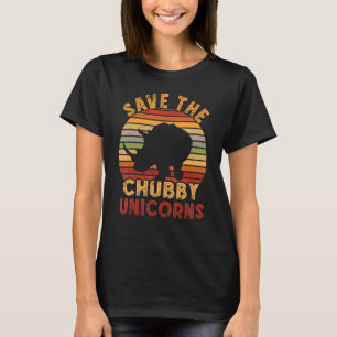 Camiseta Retro Salvar Al Animal Rhinoceros De Chubby Unicor