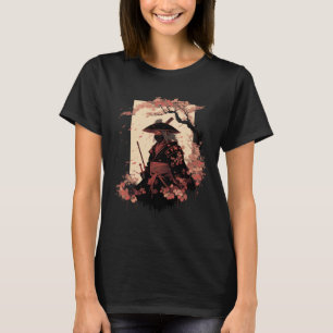 Camiseta Retro Samurai Japonés Samurai Estético Vintage