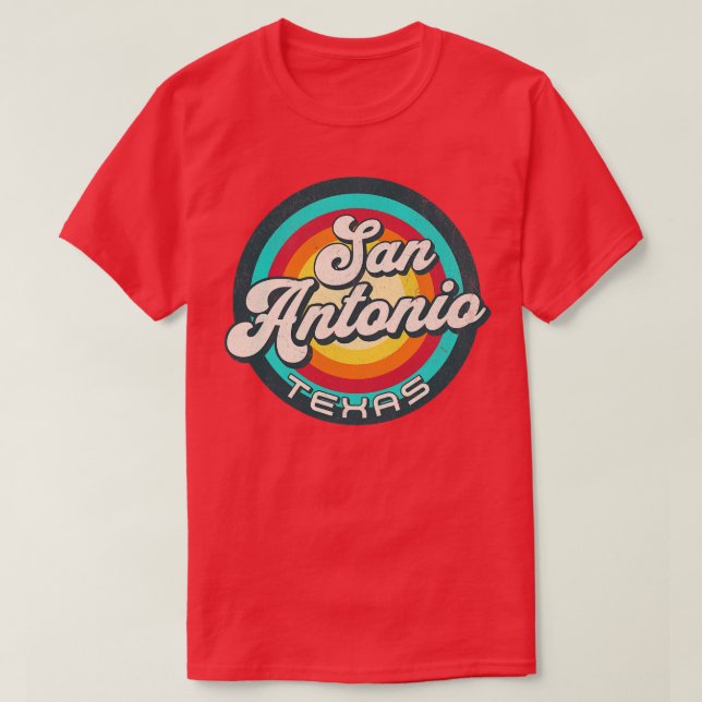 Camiseta Retro San Antonio (Diseño del anverso)
