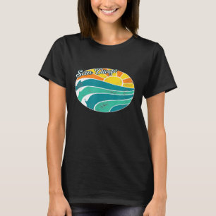 Camiseta Retro San Diego Shirt Vintage Surf and Sun en Cali