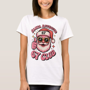 Camiseta Retro Santa Aprobado Club 67 - Divertida Navidad 6