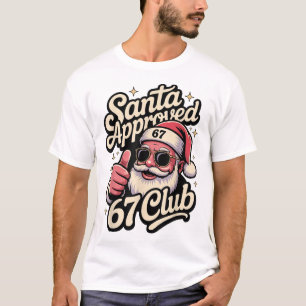 Camiseta Retro Santa Aprobado Club 67 - Divertida Navidad 6