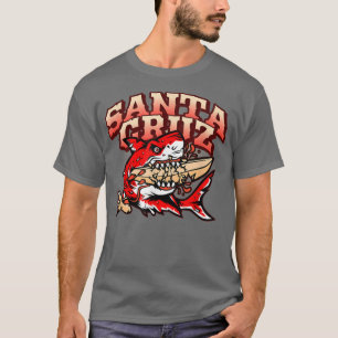 Camiseta Retro Santa Cruz California Great White Shark Vs,
