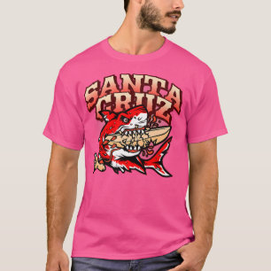 Camiseta Retro Santa Cruz California Great White Shark Vs,