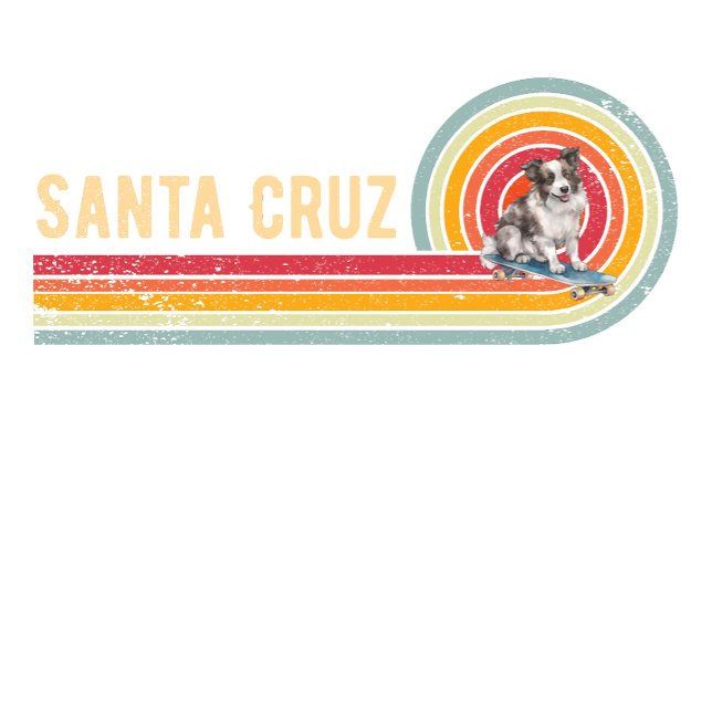 Camiseta Retro Santa Cruz Skateboarding Border Collie (Subido por el creador)
