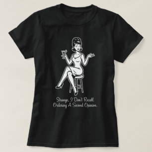Camiseta Retro Sarcástica de Segunda Opinión