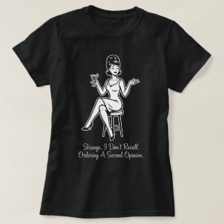 Camiseta Retro Sarcástica de Segunda Opinión