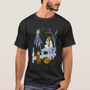 Camiseta Retro Scarecrow Toto Wizard De Oz Dorothy