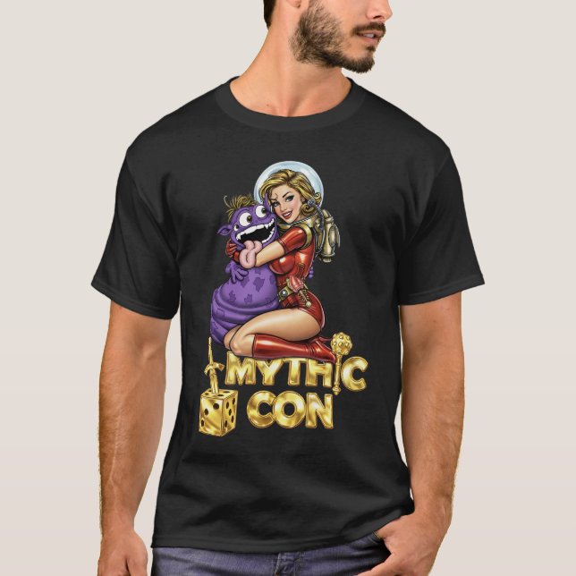Camiseta Retro Sci-Fi Girl T-Shirt (Anverso)