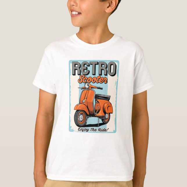Camiseta Retro Scooter (Anverso)