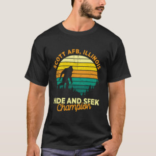 Camiseta Retro Scott Afb Illinois Big Foot Souvenir