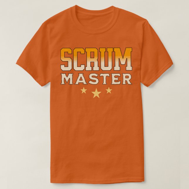 Camiseta Retro Scrum Master 2 (Diseño del anverso)