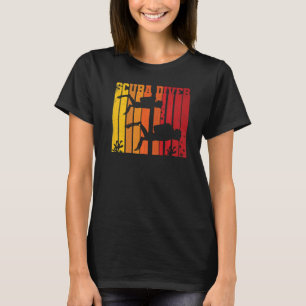 Camiseta Retro Scuba Diver Scuba Divers Diving Graphic 1