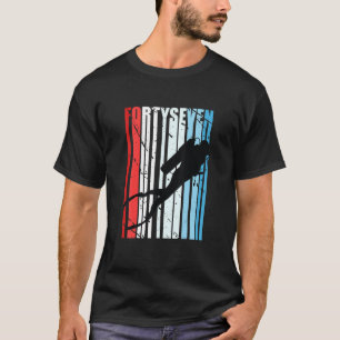 Camiseta Retro Scuba Diving 47th Birthday Deep Sea Diver Wo